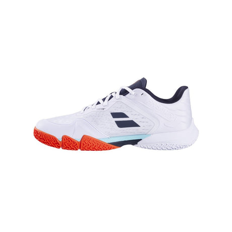 Buty do padla Babolat Premura 3 Lebron biało-pomarańczowe