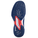 Buty tenisowe juniorskie Babolat Propulse 3 AC niebiesko-białe