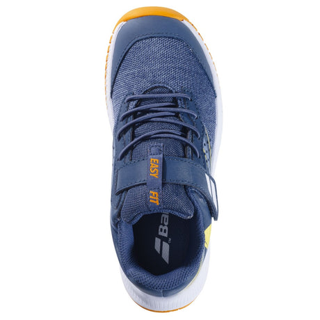 Buty tenisowe juniorskie Babolat Pulsion KID AC niebiesko-żółty