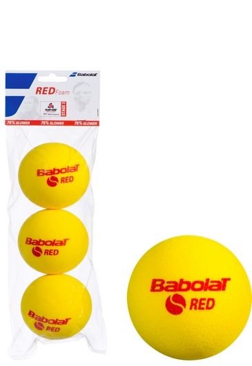 Piłki tenisowe juniorskie Babolat Red Foam (3 szt.)