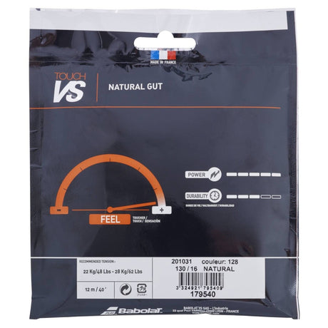 Naciąg tenisowy Babolat Touch VS 12m czarny
