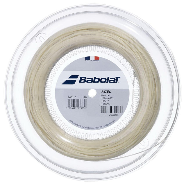 Naciąg tenisowy Babolat Xcel naturalny cała szpula 200m
