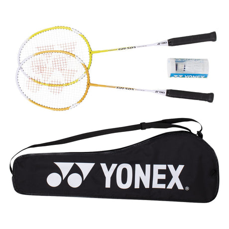 Zestaw do badmintona Yonex - 2 rakiety + 2 lotki