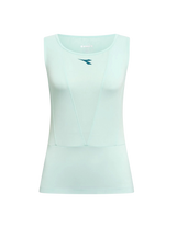 Top tenisowy Diadora L. Tank Match Fibrazero zielony