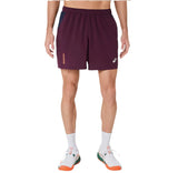 Spodenki tenisowe Asics Court 7in Short bordowe