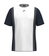 Koszulka tenisowa Head Club 25 Tech T-Shirt Men biało-granatowy