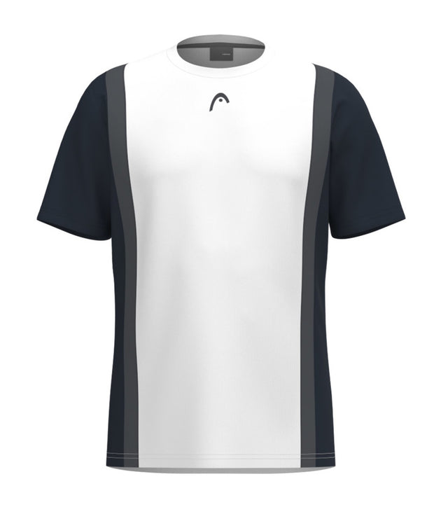 Koszulka tenisowa Head Club 25 Tech T-Shirt Men biało-granatowy