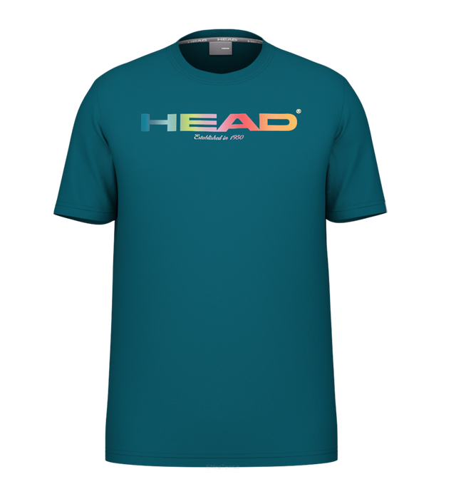 Koszulka tenisowa Head Rainbow T-Shirt Men morska