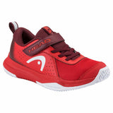 Buty tenisowe Head Sprint Strap 4.0 juniorskie czerwone