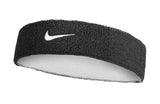Frotka tenisowa na głowę Nike Classic Reversible Headband czarno-biała