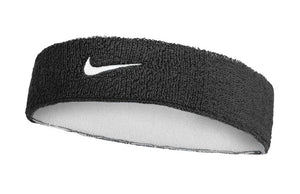 Frotka tenisowa na głowę Nike Classic Reversible Headband czarno-biała