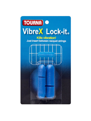 Tłumik tenisowy Tourna Damp VibreX Lock-it niebieski