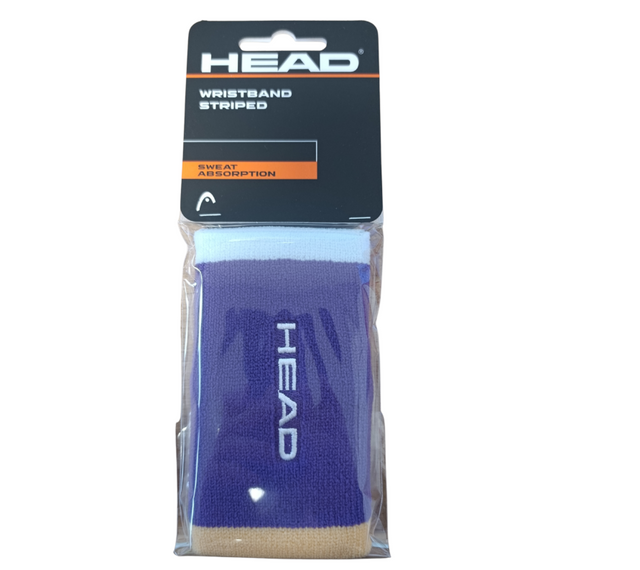 Frotki tenisowe Head Wristbands 5" fioletowo-żółta