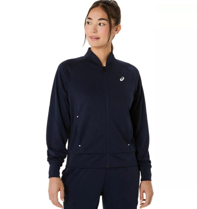 Asics Women's Court Warm-Up Jacket Navy Blue