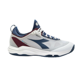 Buty tenisowe Diadora Speed Blushield Fly 4+ Clay biało/bordowo/niebieskie