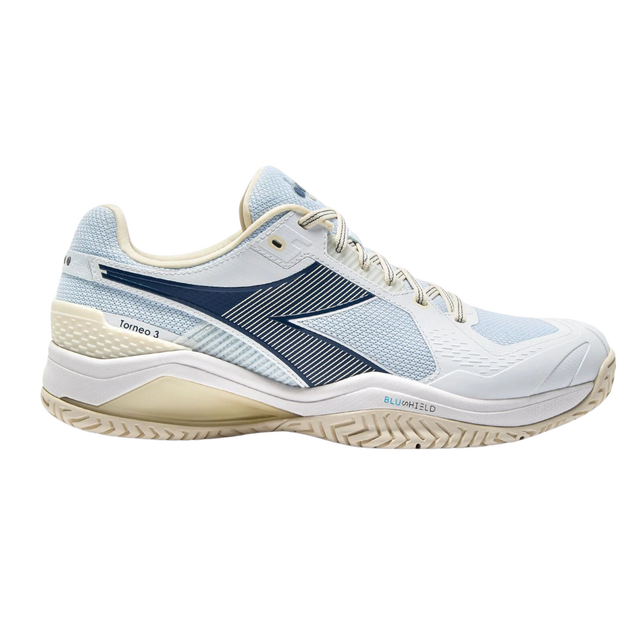 Buty tenisowe Diadora Blushield Torneo 3 AG białe