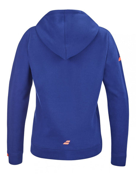 Bluza tenisowa Babolat Exercise Hood Sweat Women Flag granatowa