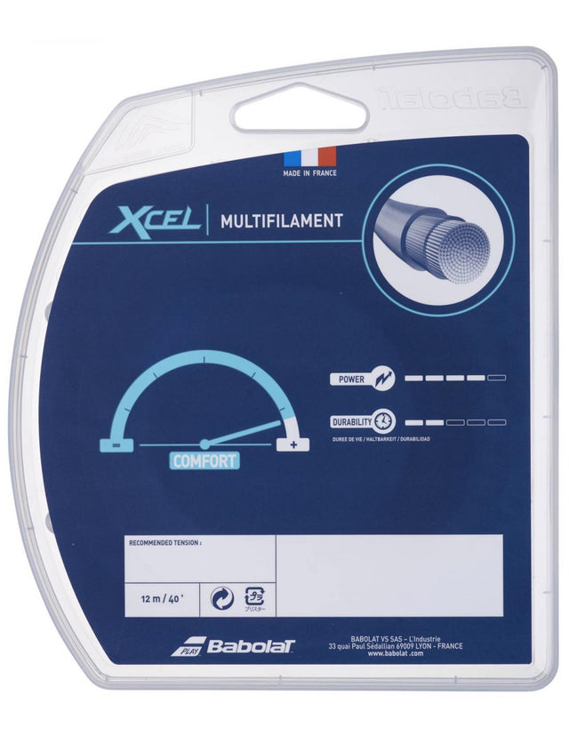 Naciąg tenisowy Babolat Xcel 12m biały