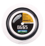 Naciąg badminton Yonex BG 65 10m czarny ze szpuli