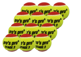 Piłki tenisowe Pro's-Pro juniorskie czerwone 12 sztuk