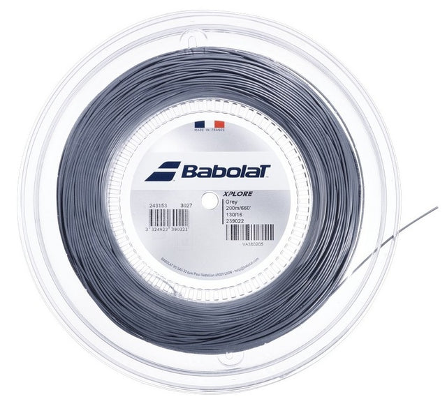 Naciąg tenisowy Babolat Xplore szary ze szpuli 12m