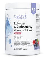Kolagen & Elektrolity Osavi Witalność i Sport, smak: owoce leśne