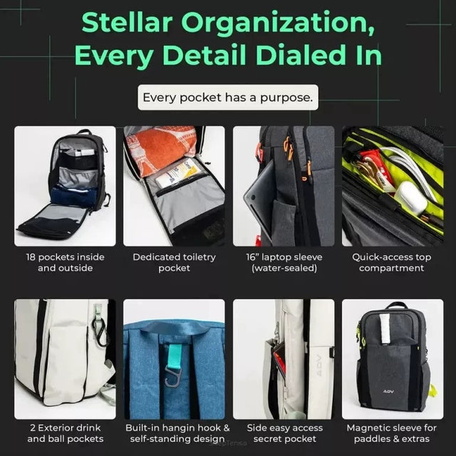 Plecak tenisowy ADV Flex Backpack Dune