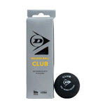 Piłki do squasha Dunlop Club Blue - żółta kropka 3szt.