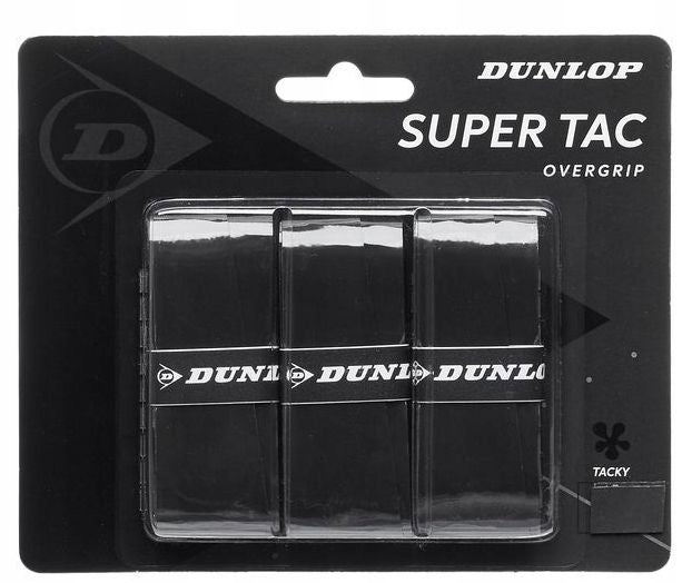 Owijki wierzchnie Dunlop Super Tac czarne x3
