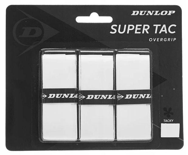 Owijki wierzchnie Dunlop Super Tac białe x3