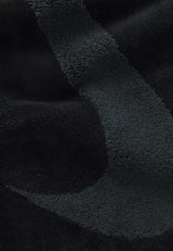 Ręcznik tenisowy Nike Medium Towel Swoosh czarny