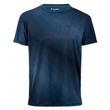 Koszulka tenisowa Tecnifibre X-Loop Tee paski granatowa