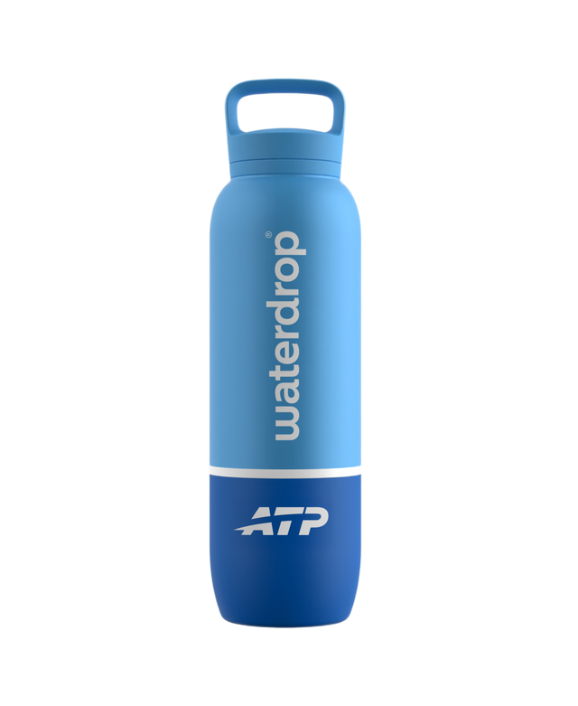 Stalowa butelka termiczna Waterdrop ATP Tour 1000ml Hard Blue