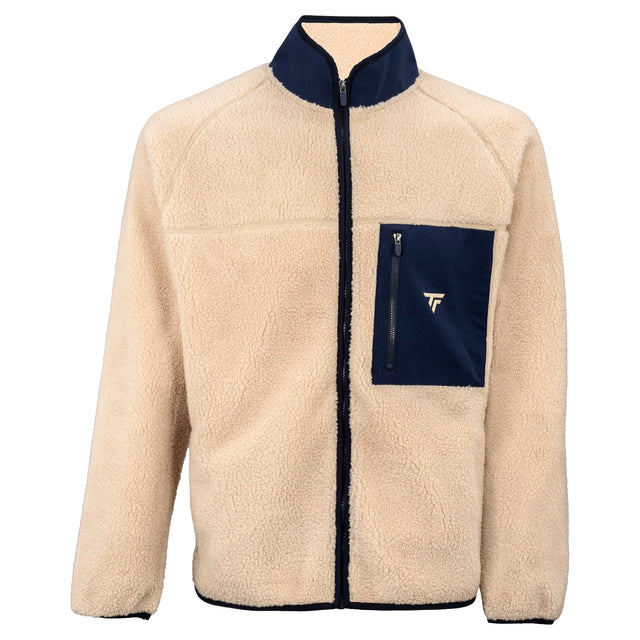 Polar Tecnifibre Sherpa Full Zip Jacket beżowo-granatowy