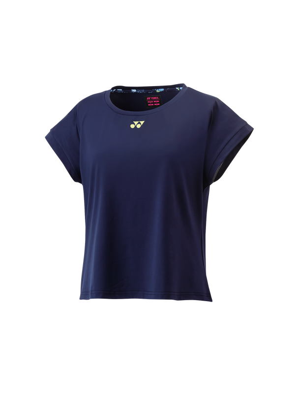 Koszulka tenisowa Yonex Crew Neck granatowa