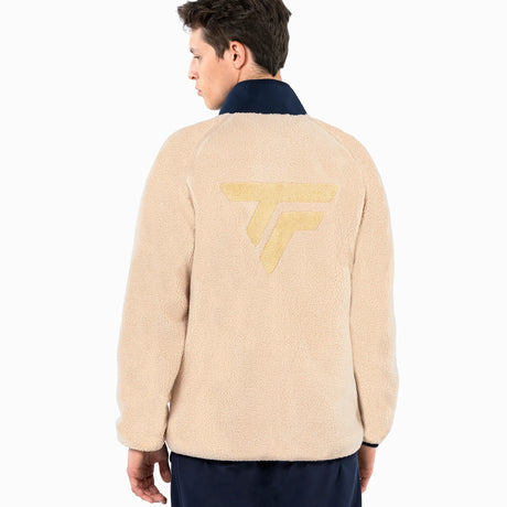 Polar Tecnifibre Sherpa Full Zip Jacket beżowo-granatowy
