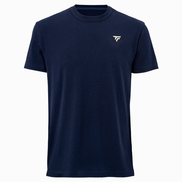 Koszulka tenisowa Tecnifibre Graphic Tee granatowa