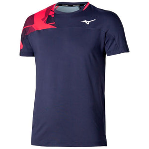 Koszulka sportowa Mizuno Daybreakers Shadow SS Tee granatowa