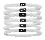 Gumki do włosów Nike Flex Hair Ties białe x6