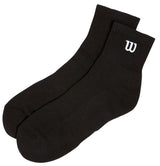 Skarpety tenisowe Wilson Quarter Sock 1P czarne