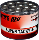 Owijki wierzchnie Pro's Pro Super Tacky Plus 60 sztuk czarne