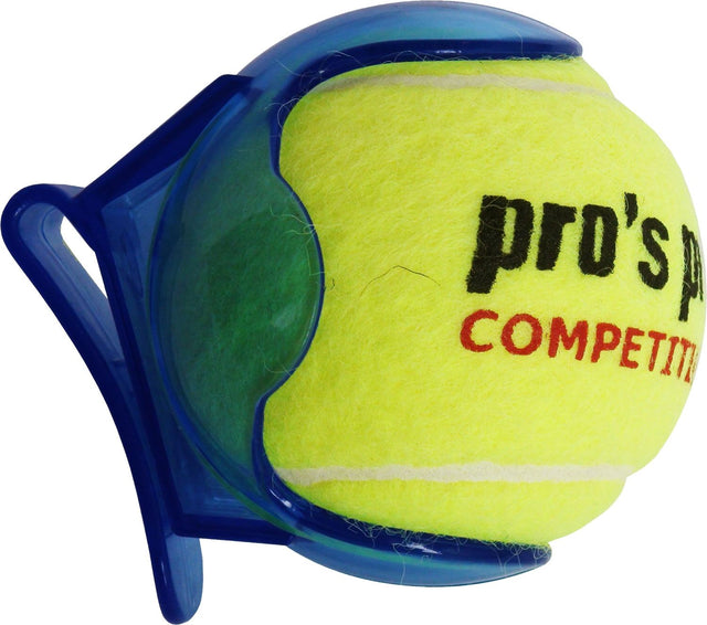 Chwytak na piłkę tenisową Pro's Pro Ball Clip niebieski