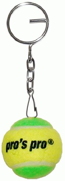 Brelok Pro's Pro Ball piłka żółto/zielona