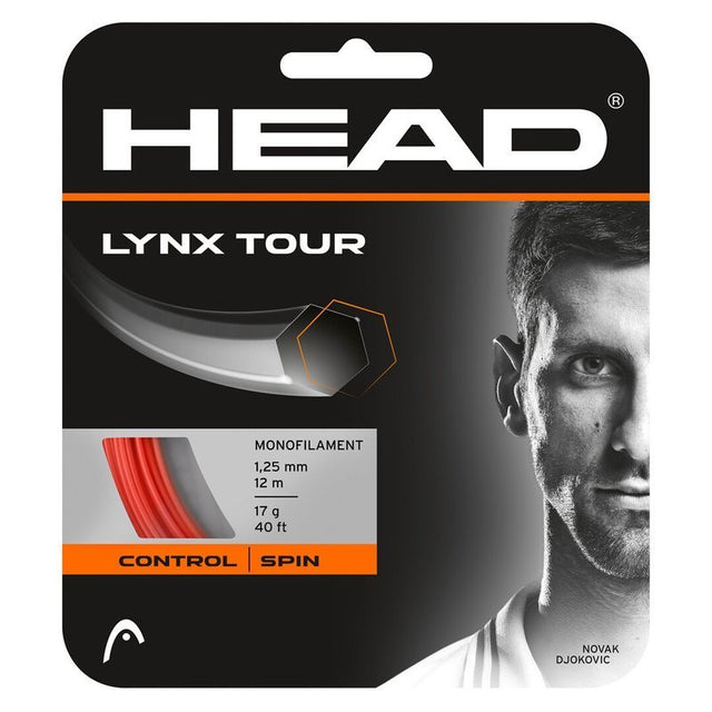 Naciąg tenisowy Head Lynx Tour 12m pomarańczowy