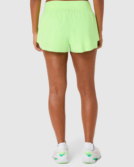 Spodenki tenisowe damskie Asics Match Laser Cut Short zielone
