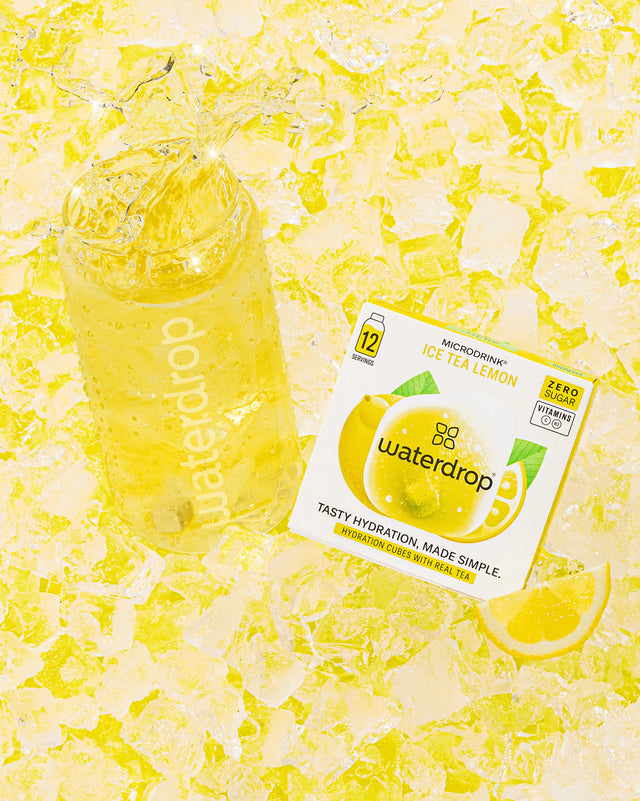 Elektrolity Waterdrop Microdrink o smaku Ice Tea Lemon x12