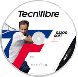 Naciąg tenisowy Tecnifibre Razor Soft czarny cała szpula 200m