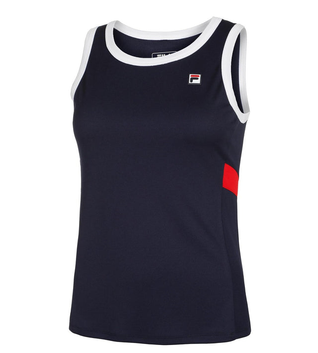 Top tenisowy Fila Top Lissy granatowy