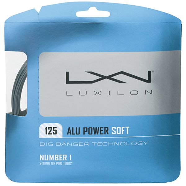 Naciąg tenisowy Luxilon Alu Power Soft szary