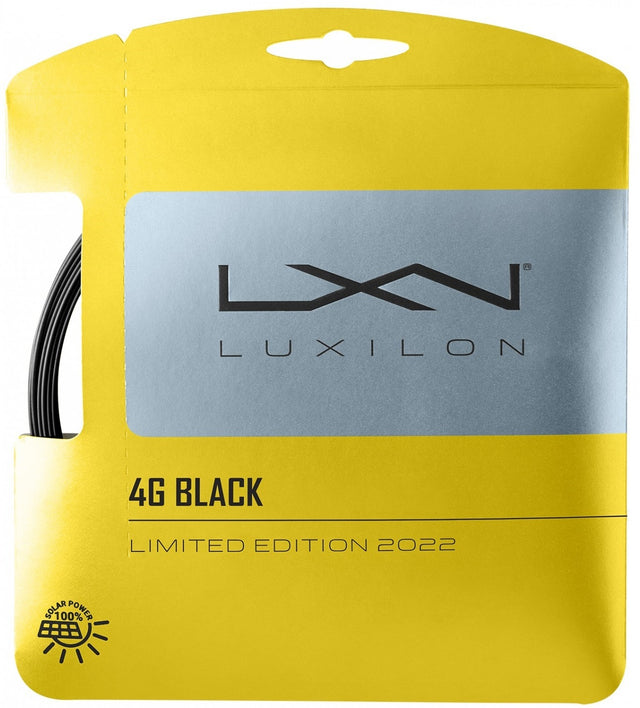 Naciąg tenisowy Luxilon 4G Black czarny